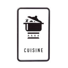 Metal French "Cuisine" Door