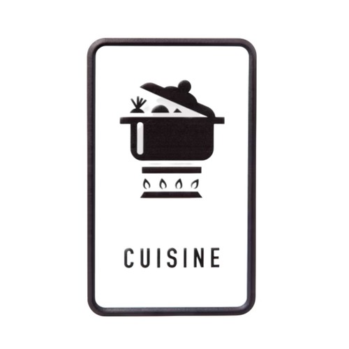 Metal french cuisine - "cuisine", door
