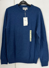 BNWT M&S denim blue lambswool