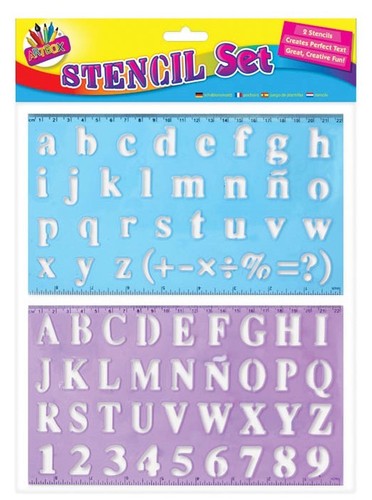 Large lettering stencil - 2,