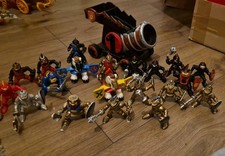 Fisher Price 1994 Great Adventures Castle Knights Boulder Blaster Horses Lot