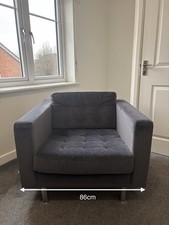 IKEA LANDSKRONA Armchair Dark