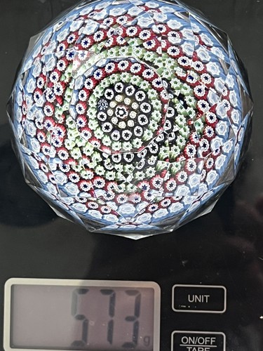 Whitefriars paperweight facet - whitefriars,