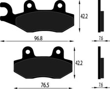 Front Brake Pads For Cagiva Canyon 500 1995 1996