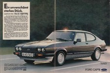 1981 Ford Capri III 2.8 Injection Advertising Advert Original Ad (2)