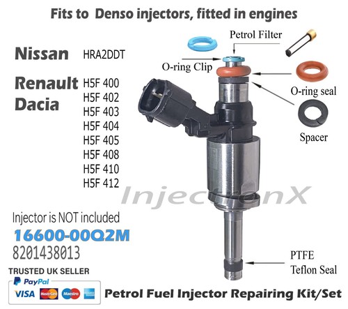 Fuel injector service kit - injector,