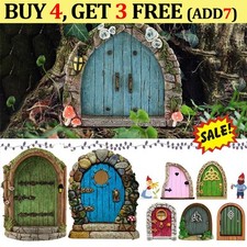 Mini Fairy Garden Door Mini Garden Door Wooden Elf Door Wooden Embellishments~