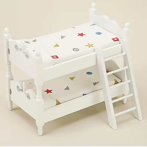 Dolls house bunk - dolls, white