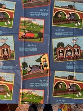Thomas the Tank Engine Vinyl Shower Curtain 70" X 70” Rare Multi Character NOS