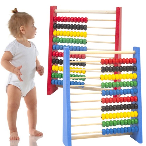 Wooden abacus child - wooden, math