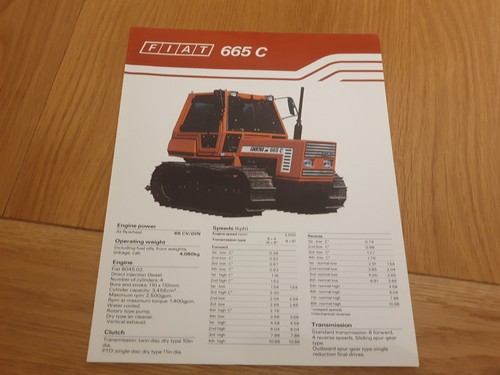 Fiat 665c crawler tractor - fiat,
