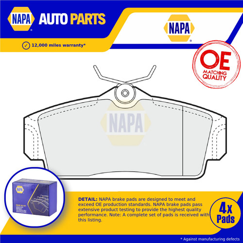 Brake pads set fits - brake,