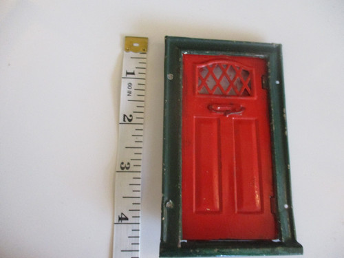 Old tin dolls - tin, door