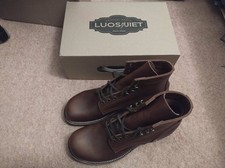 Luosjiet (XBXS) Munson Logging Boots Size US 8D Like Red Wing, White's, Viberg