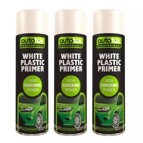 Autotek white plastic - autotek, primer
