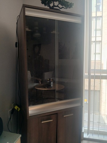 Reptile vivarium cabinet - vivarium, door