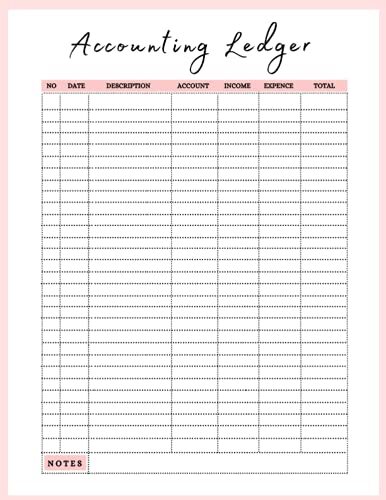 Accounting ledger book 5 - book, "