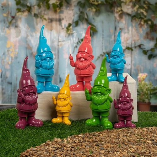 Gnomes behaving badly - badly, naughty