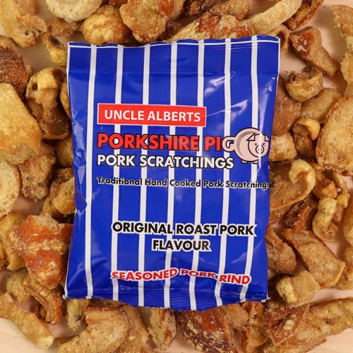 Pork scratching 12x60g uncle - pork, scratching's