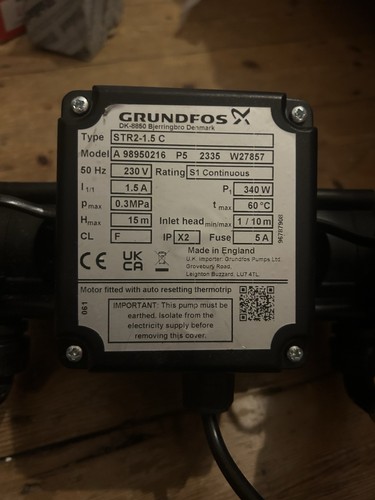 Grundfos str2 shower - grundfos,