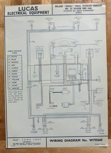 Original lucas reliant regal - original,