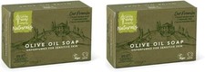 Little Soap Olive Oil Soap Bar - Vegan, Cruelty Free 100g (Olive) (Pack of 2)