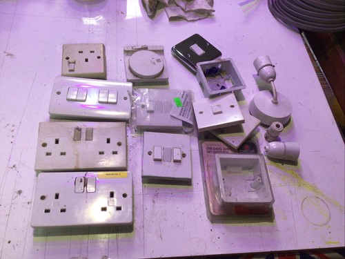 Job lot light fittings - lot,, light,