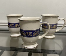 Tetley Tea Blue Gold Set Of 3
