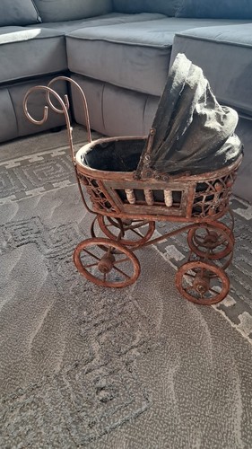 Victorian antique pram - victorian,