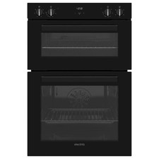 electriQ Built-In Electric Double Oven - Black EQDO1BLACK