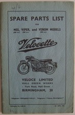 Velocette MSS Viper Venom 1956