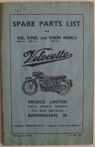Velocette mss viper - viper, venom