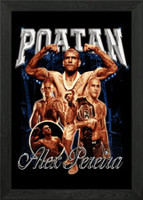 Alex Pereira UFC Poster Framed