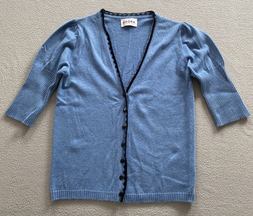 Brora cardigan blue 100 - 10, 100%