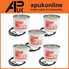 5x Fleetguard Fuel Filter for JCB 530B 530-67 530-95 530-110 530-120 Telehandler
