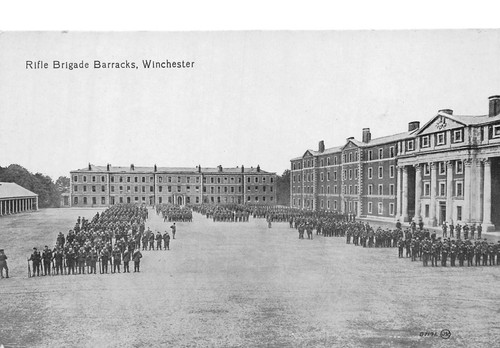 Postcard winchester rifle - winchester,