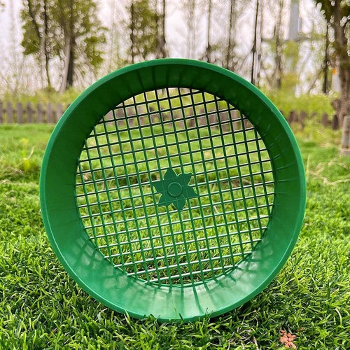 Garden sieve soil sifter green - sieve,