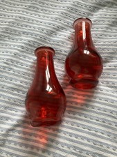 Vases Set of 2 Red Colour