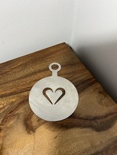 Lavazza chocolate stencil for