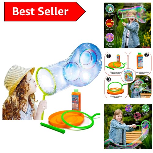 Durable giant bubble kit with - bubble,