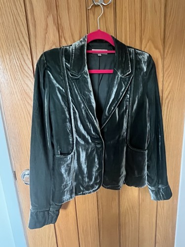 Stunning green velvet jacket - stunning,