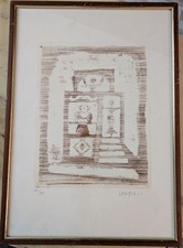 MASSIMO CAMPIGLI ACQUAFORTE SU CARTA LE MEMORIE DI CASANOVA 1965 NUMERATA 50X35