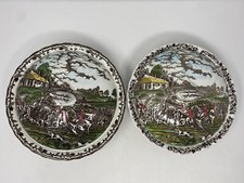 Myotts ‘Country Life’ Hunting Scene Tureens/Serving Dish with Lids X 2 1950s