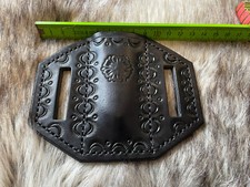 Handmade Leather Pancake Knife