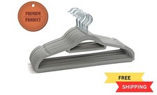 NON SLIP FLOCKED COAT CLOTHES