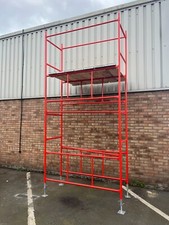SCAFFOLD TOWERS 6' X 2'6"   DIY  19'6ft WORKING HEIGHT, PPC SAFETY ORANGE TOWERS