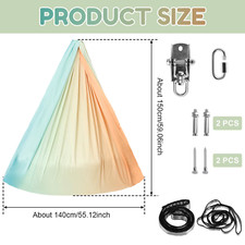 Sensory Swing Double Layer Comfortable Indoor Swing Stretch Resistant Swing Hamm