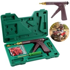 Car Wheel Vacuum Tyre Repair Tool Kit Mushroom Plug Tire Plugger Tubeless w/ Bo