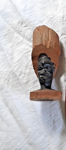 Vintage ebony wood head - ebony,