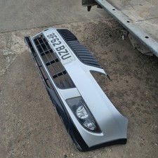 SKODA FABIA 2010-2014 FRONT BUMPER IN SILVER 5J0807221D
